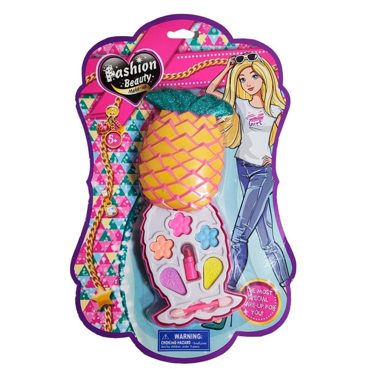 Kit De Maquillaje Set Para Niña Juguete Piña Colores