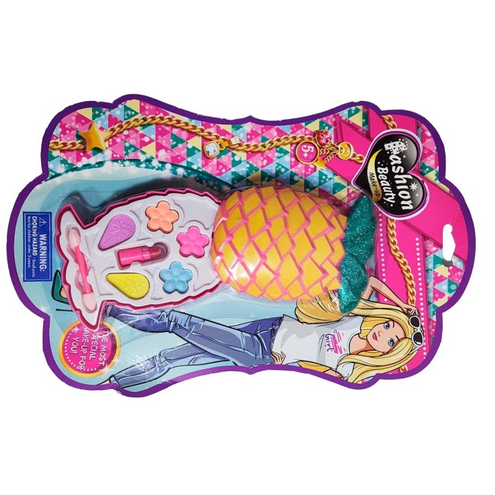 Kit De Maquillaje Set Para Niña Juguete Piña Colores