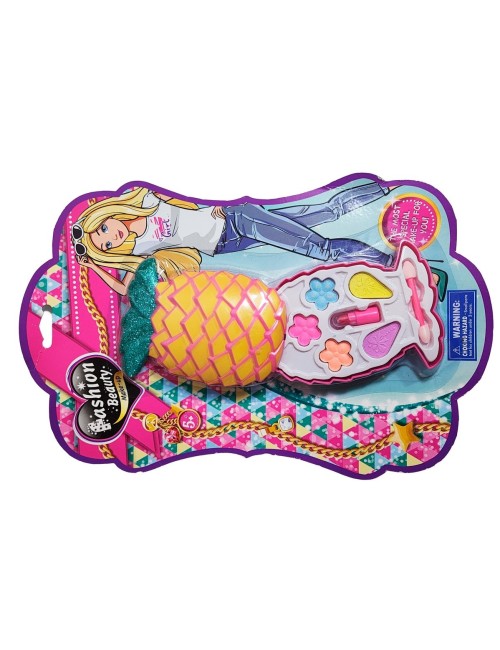Kit De Maquillaje Set Para Niña Juguete Piña Colores