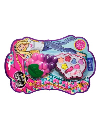 Kit De Maquillaje Set Para Niña Juguete Uva Colores
