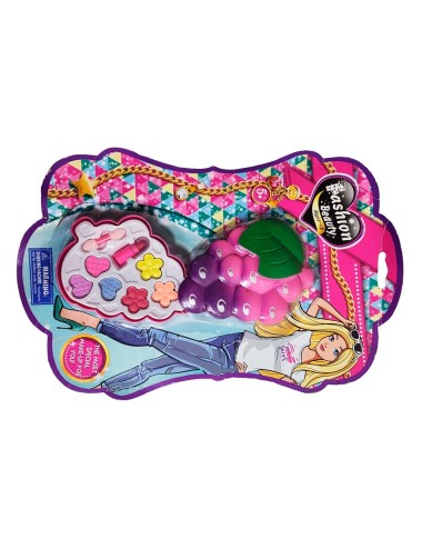 Kit De Maquillaje Set Para Niña Juguete Uva Colores