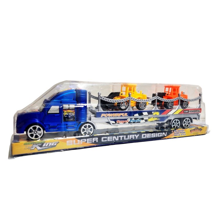 Camion Tractomula Retroexcavadora Build De Juguete Niños