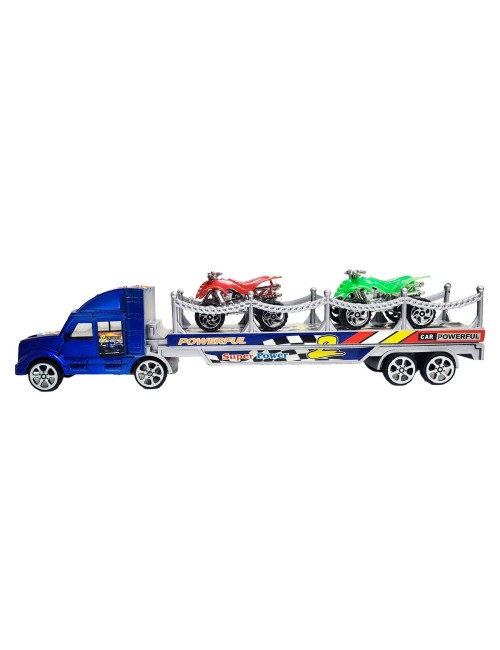 Camion Tractomula Cuatrimotos De Juguete Interactivo Niños