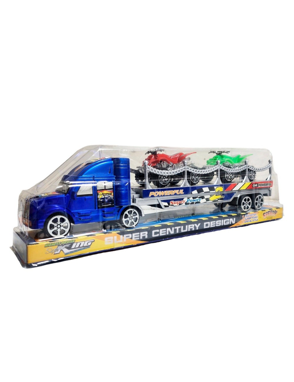 Camion Tractomula Cuatrimotos De Juguete Interactivo Niños