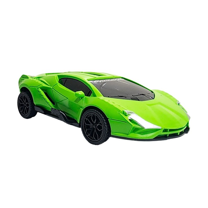 Carro Deportivo De Impulso Speed Racing Coleccionable