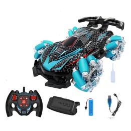 Carro Deportivo Luces Con Control Remoto Y Control De Mano