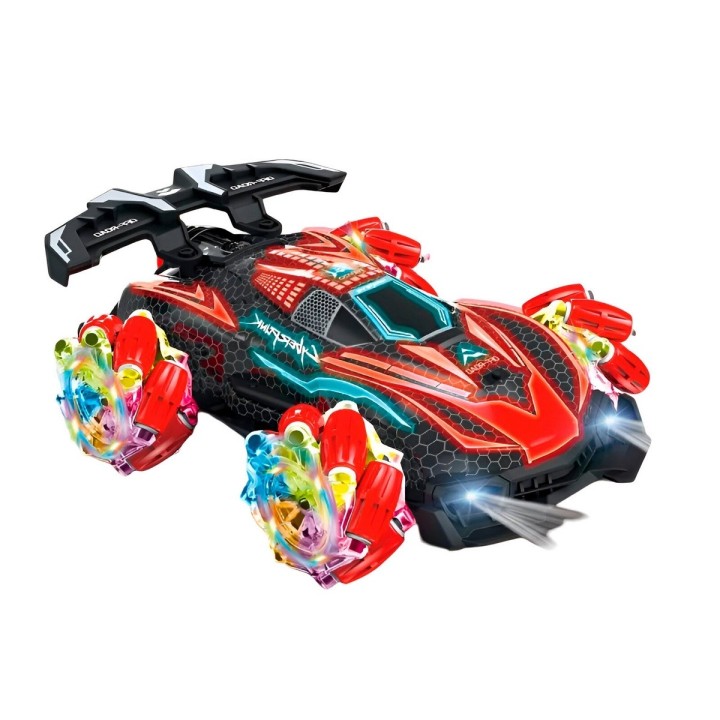 Carro Deportivo Luces Con Control Remoto Y Control De Mano