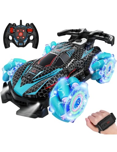 Carro Deportivo Luces Con Control Remoto Y Control De Mano