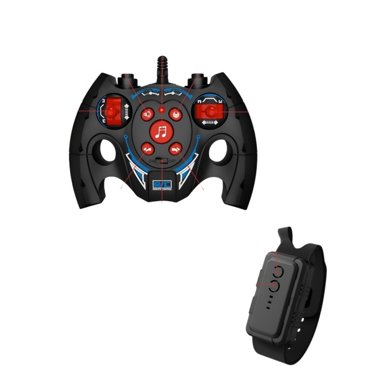 Carro Deportivo Luces Con Control Remoto Y Control De Mano