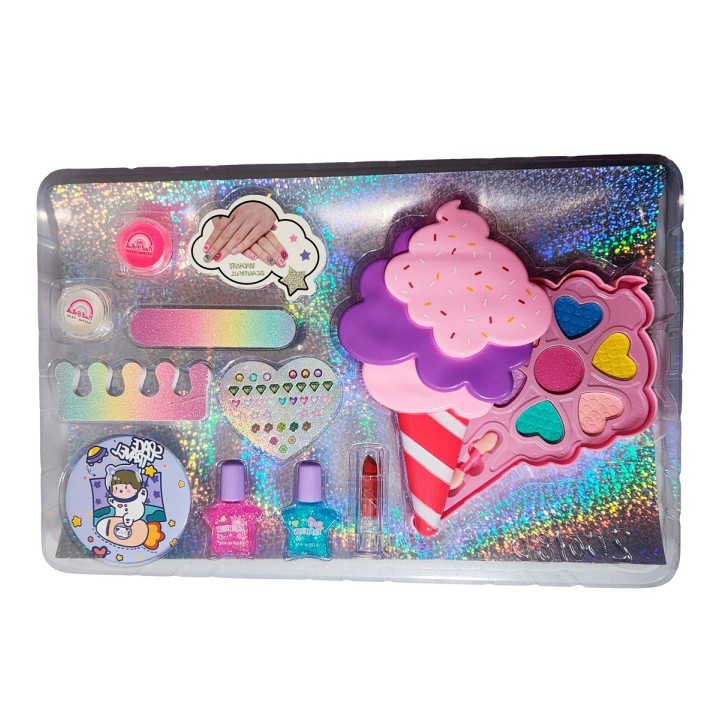 Kit Set De Maquillaje Manicure Figura Cono Interactivo