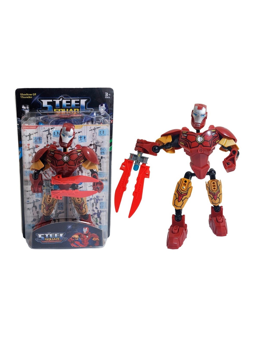 Figura Iron Man Coleccionable + Espada De Juguete Niños