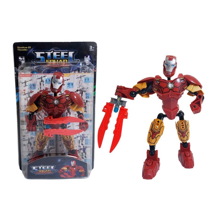 Figura Iron Man Coleccionable + Espada De Juguete Niños