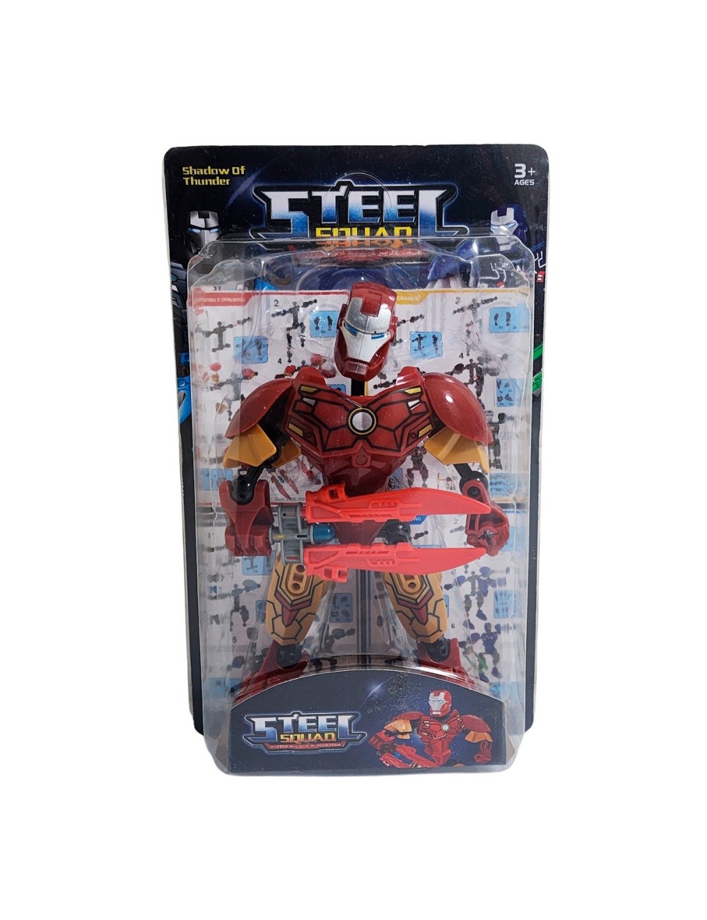 Figura Iron Man Coleccionable + Espada De Juguete Niños