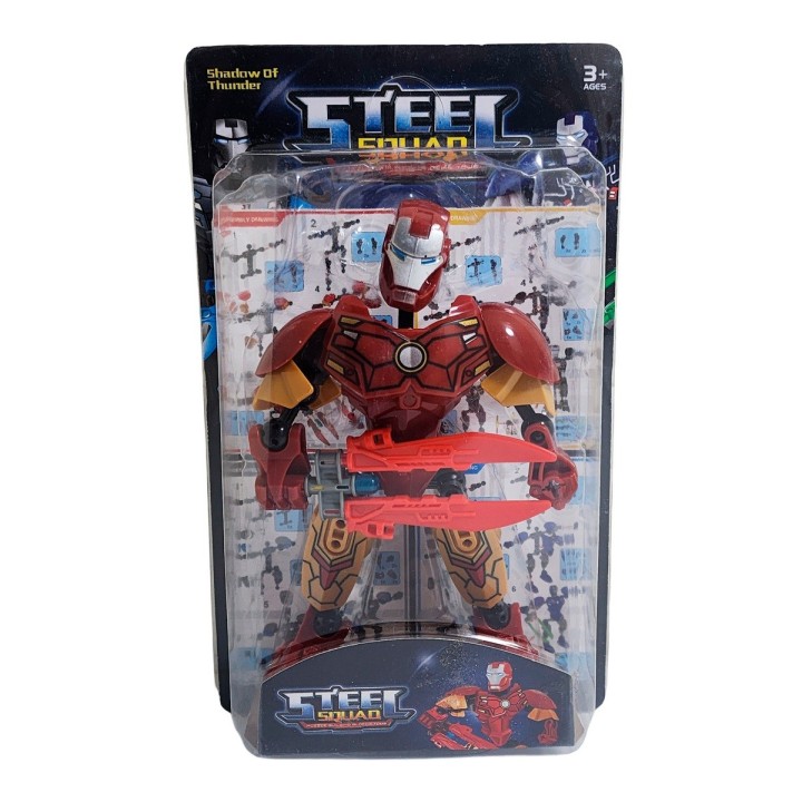 Figura Iron Man Coleccionable + Espada De Juguete Niños