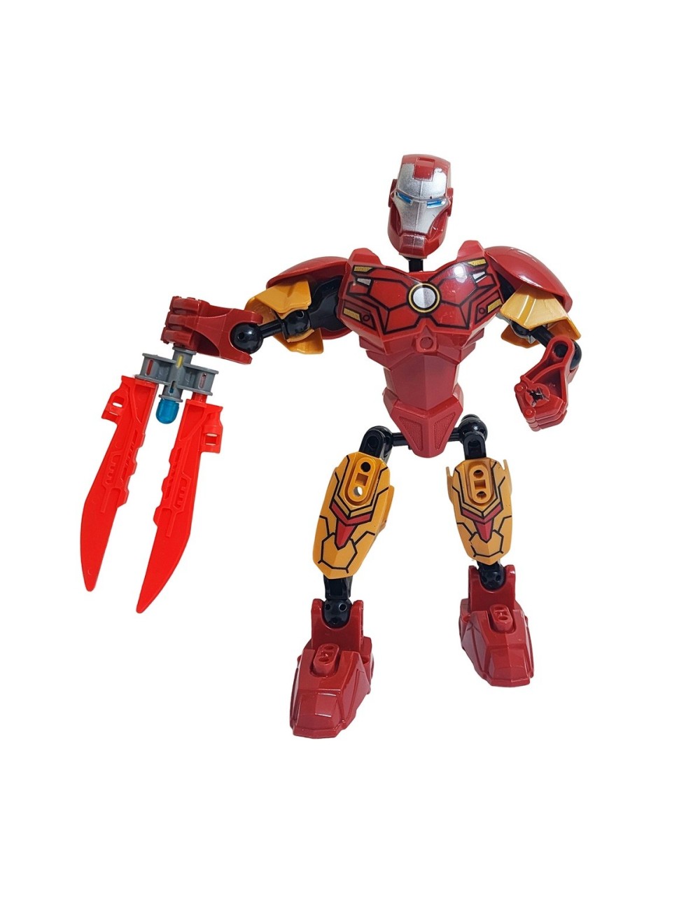 Figura Iron Man Coleccionable + Espada De Juguete Niños