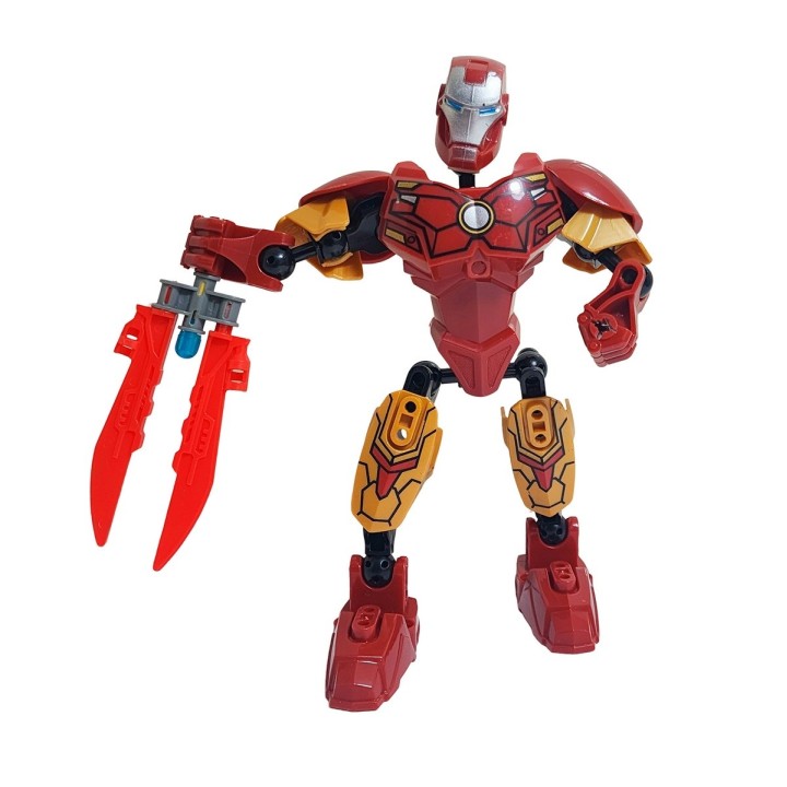 Figura Iron Man Coleccionable + Espada De Juguete Niños