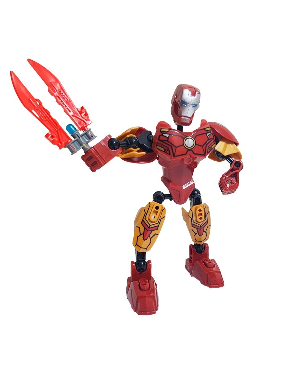 Figura Iron Man Coleccionable + Espada De Juguete Niños
