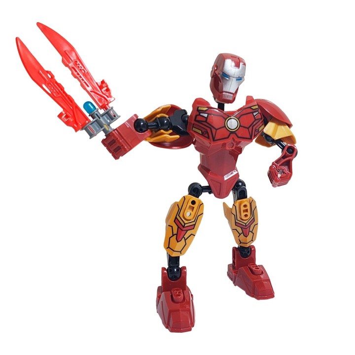 Figura Iron Man Coleccionable + Espada De Juguete Niños