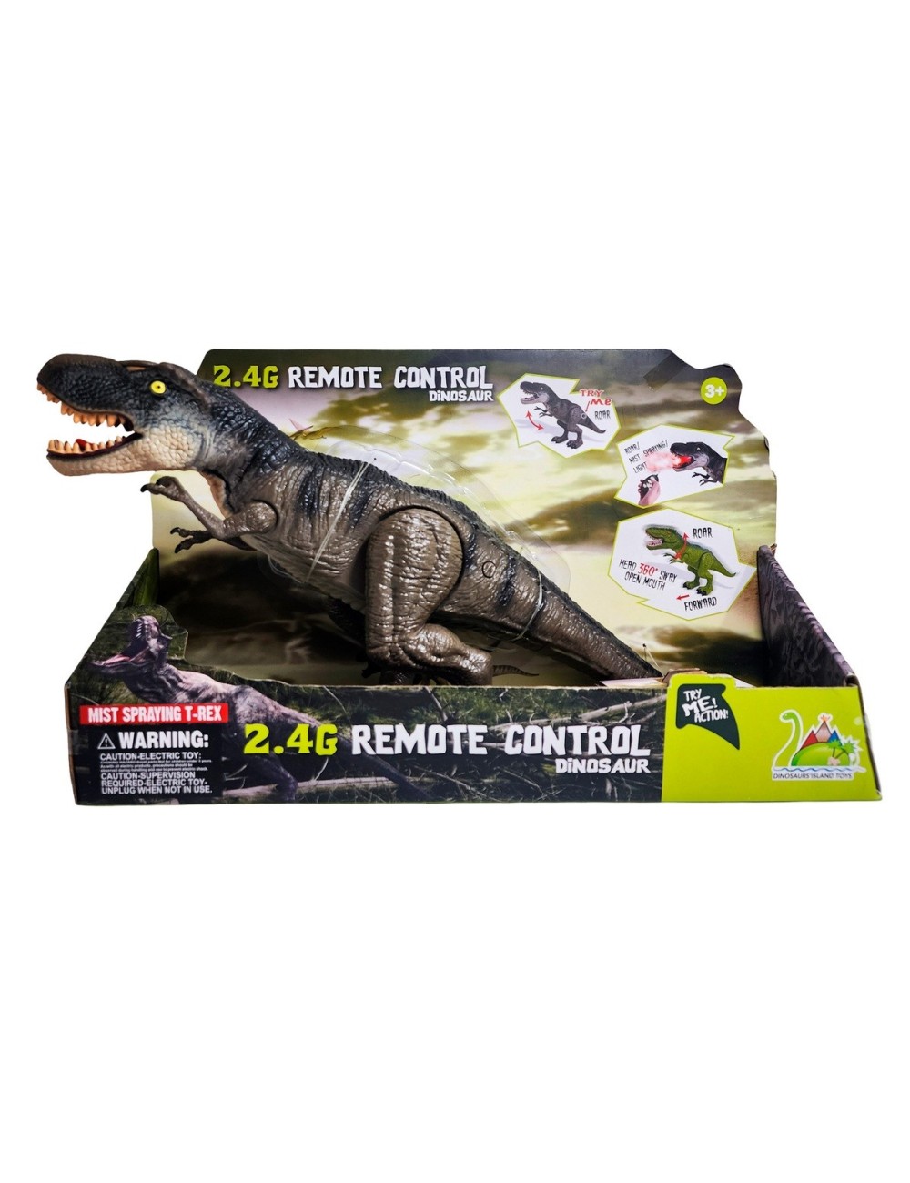 Dinosaurio Rex Tiranosaurio Control Remoto Movimiento Sonido