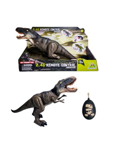 Dinosaurio Rex Tiranosaurio Control Remoto Movimiento Sonido