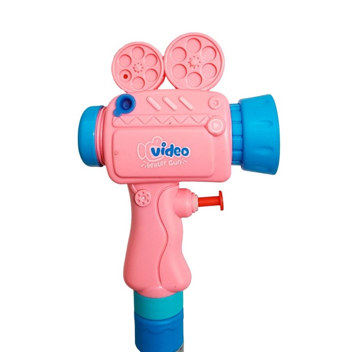 Burbujero Juguete Con Figura De Camara + Liquido Burbujas