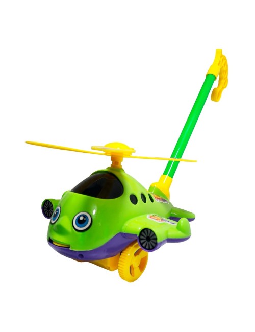 Avion Helicoptero Movimiento Arrastre Niños Juguete