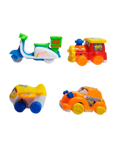 Avion Carro Tren Motocicleta De Cuerda Juguete Interactivo