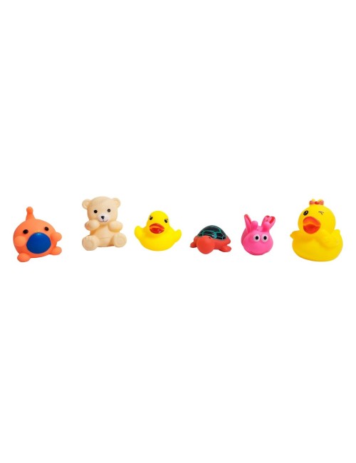 Animales Goma Bañera De Bebes, Juguete Juego Para Niños X 12