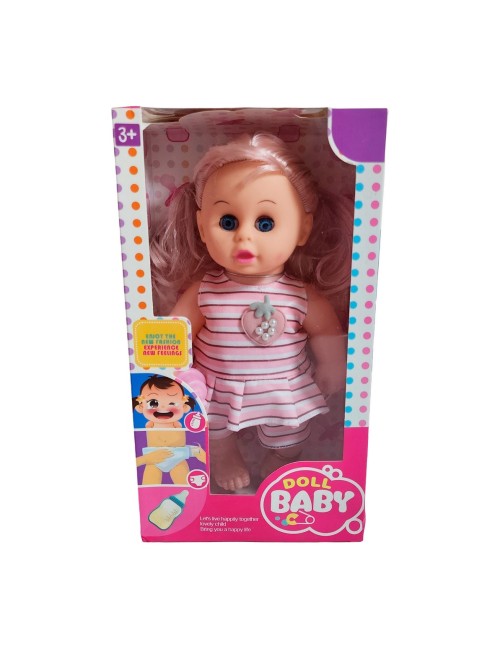 Muñeca Con Vestido Doll Baby Juguete Niña Interactivo
