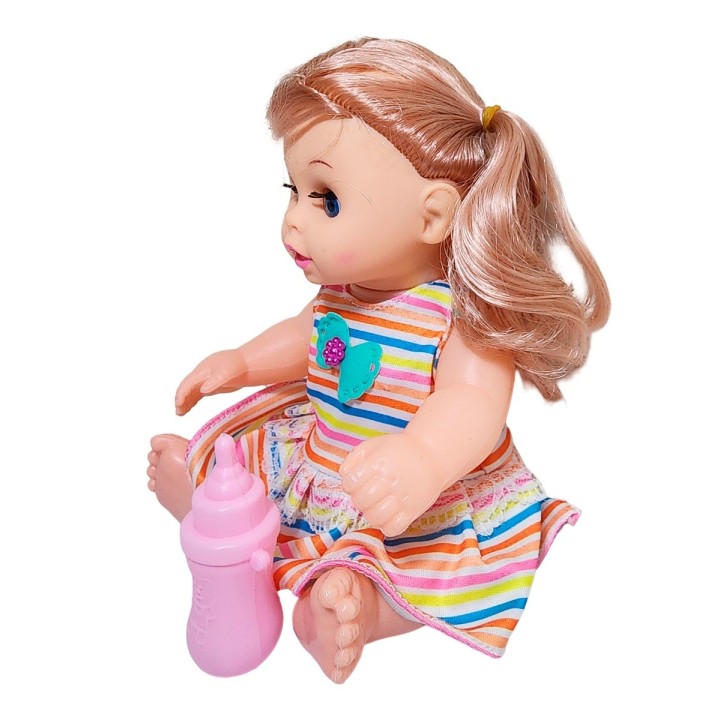Muñeca Con Vestido Doll Baby Juguete Niña Interactivo