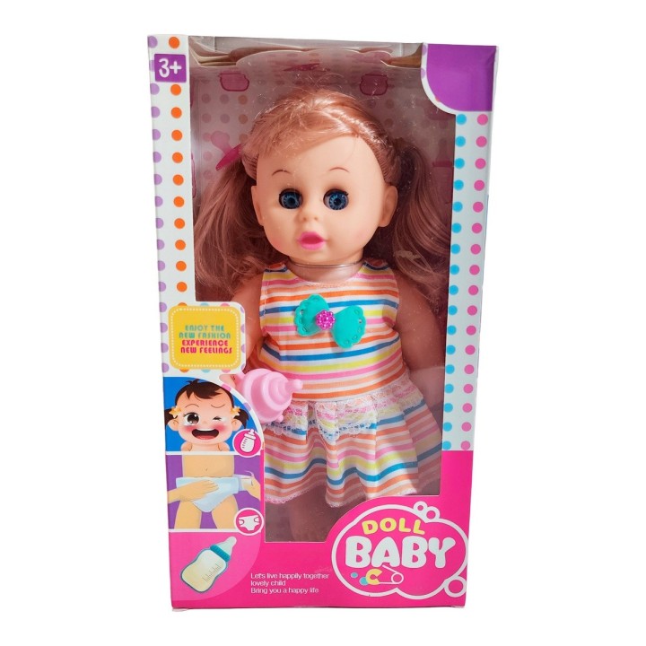 Muñeca Con Vestido Doll Baby Juguete Niña Interactivo
