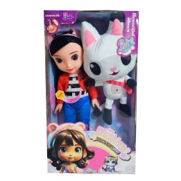 Muñeca Juguete Niñas Acompañado Mascota Muñeca Juguete Niñas Acompañado Mascota PeluchePeluche