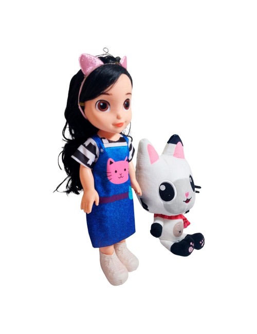 Muñeca Juguete Niñas Acompañado Mascota Peluche