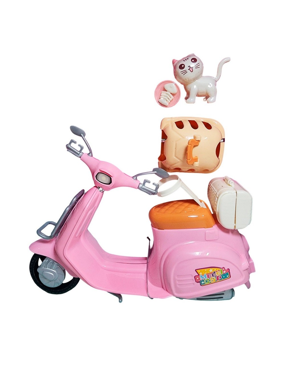 Muñeca Con Mascota Accesorios + Motocicleta De Juguete Niñas