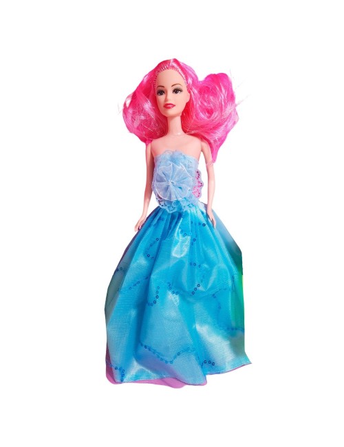 Muñeca Vestidos Elegantes Con Castillo+ Accesorio De Juguete