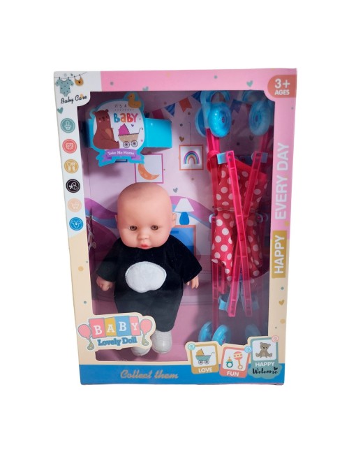 Muñeco Bebe Bebote En Coche Juguete Niñas Interactivo