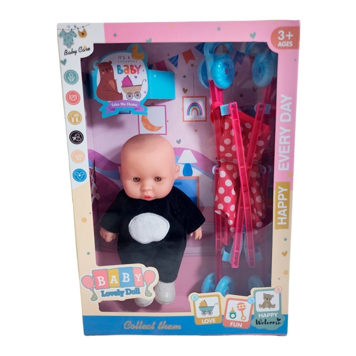 Muñeco Bebe Bebote En Coche Juguete Niñas Interactivo