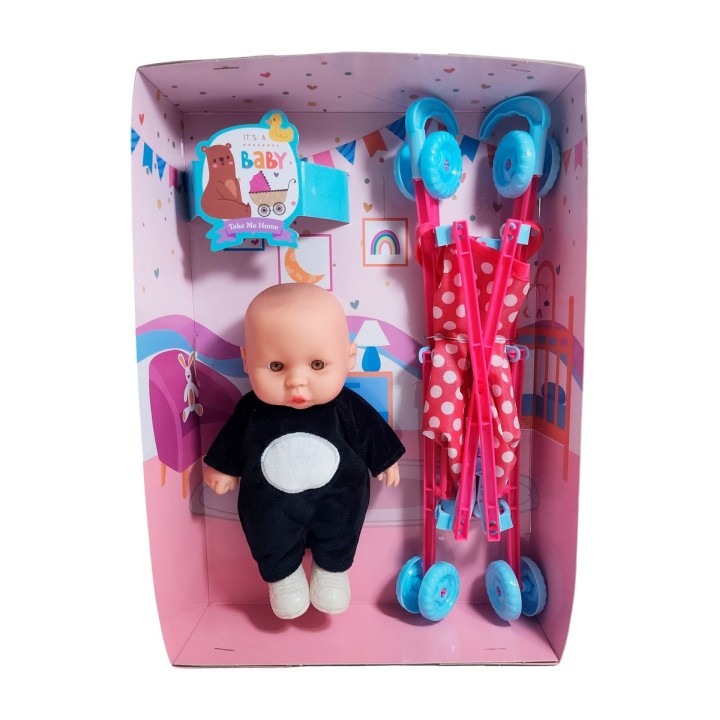 Muñeco Bebe Bebote En Coche Juguete Niñas Interactivo