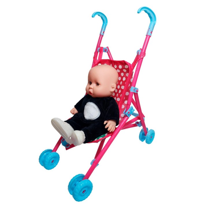 Muñeco Bebe Bebote En Coche Juguete Niñas Interactivo