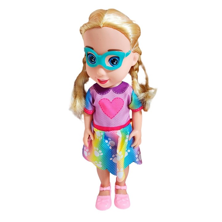 Muñeca Vestido Deportivo Gafas Mascota Y Accesorios Juguete
