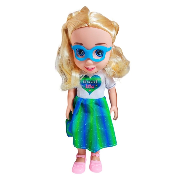 Muñeca Vestido Deportivo Gafas Mascota Y Accesorios Juguete