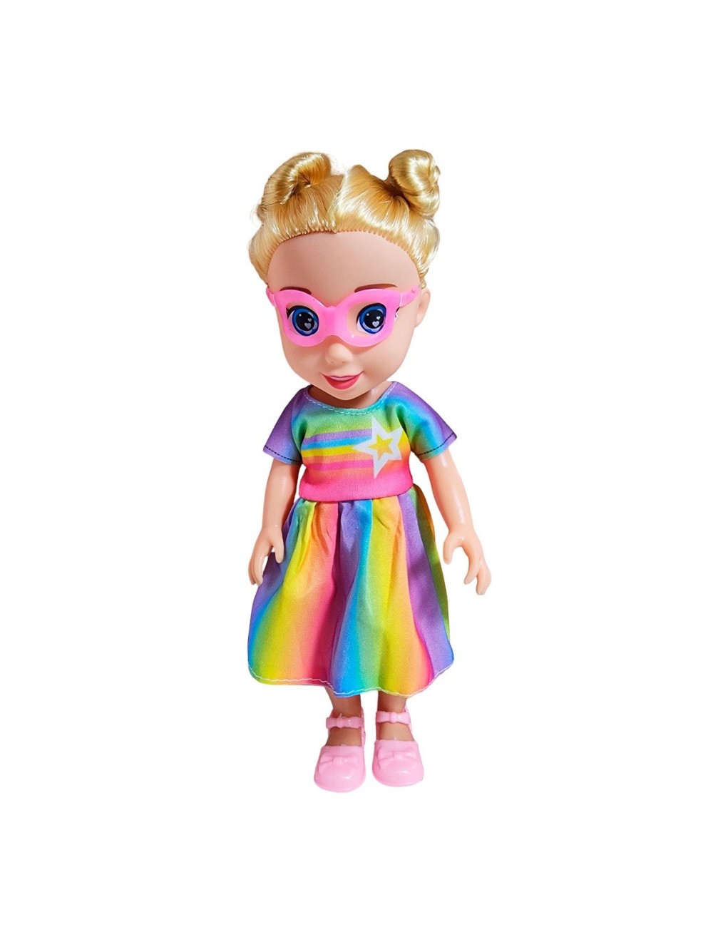 Muñeca Vestido Deportivo Gafas Mascota Y Accesorios Juguete