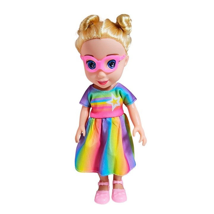 Muñeca Vestido Deportivo Gafas Mascota Y Accesorios Juguete