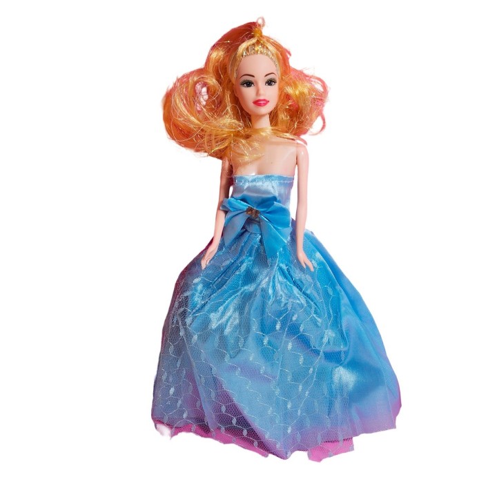 Muñeca Vestido Elegante De Gala Bolso + Accesorios Juguete