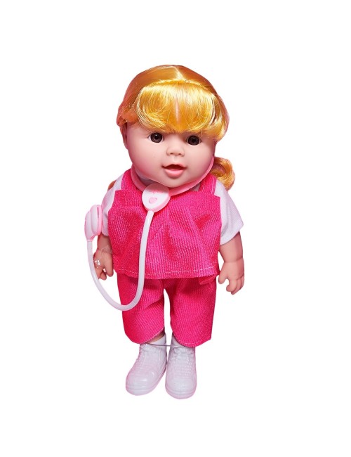 Muñeca Bebe Doctora Interactiva Estetoscopio Juguete Niñas