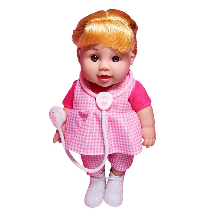 Muñeca Bebe Doctora Interactiva Estetoscopio Juguete Niñas