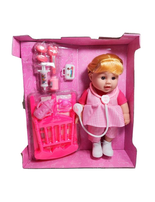 Muñeca Bebe Doctora Interactiva Estetoscopio Juguete Niñas