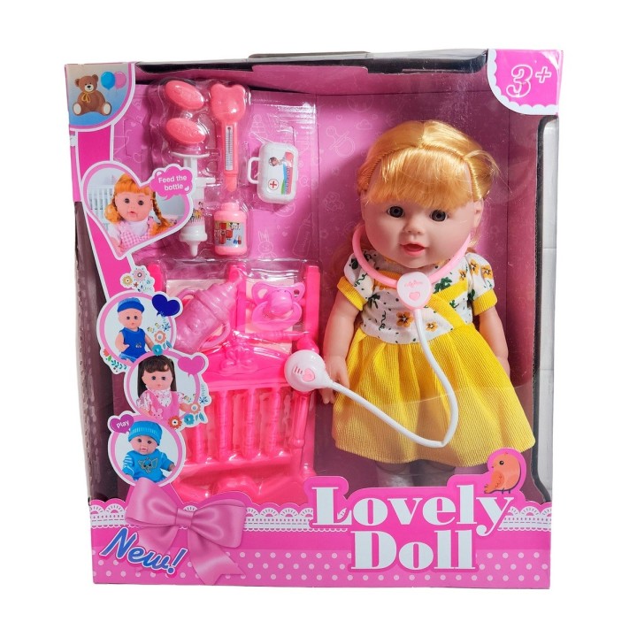 Muñeca Bebe Doctora Interactiva Estetoscopio Juguete Niñas