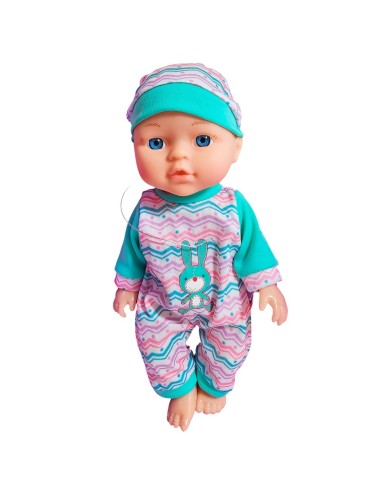 Muñeco Bebe Bebote Pijama Con Tetero Y Sonajero Juguete