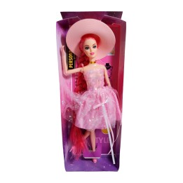 Muñeca Vestido Elegante Con Sombrero Juguete Niñas